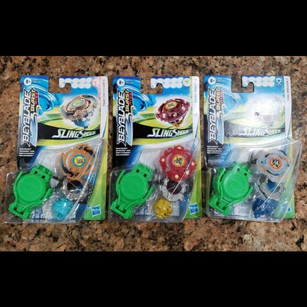 Beyblade Burst RISE Sling Shock Lot of 3 packs New Phantom Guard Fang